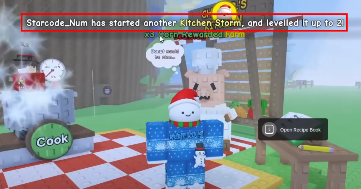 Kitchen Storm event in Grow a Garden Roblox – cooking boost and mutation effects